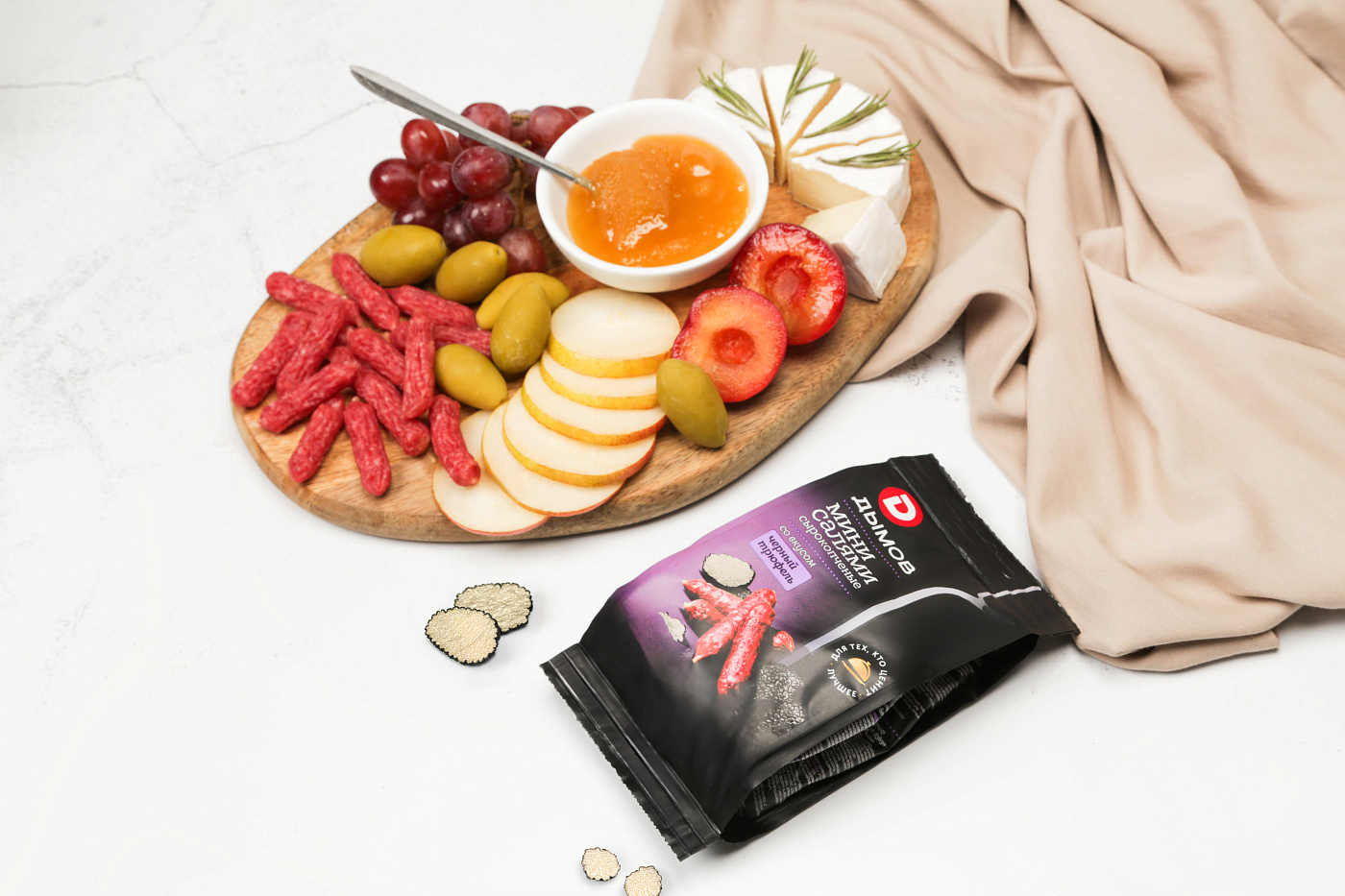 Пиколини мини-салями Чёрный трюфель