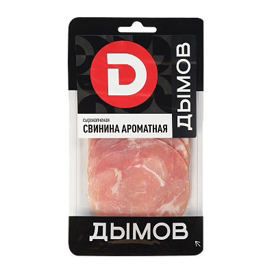 Свинина сырокопчёная «Ароматная» нарезка