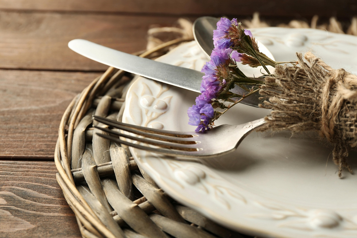 Сервировка в стиле Прованс