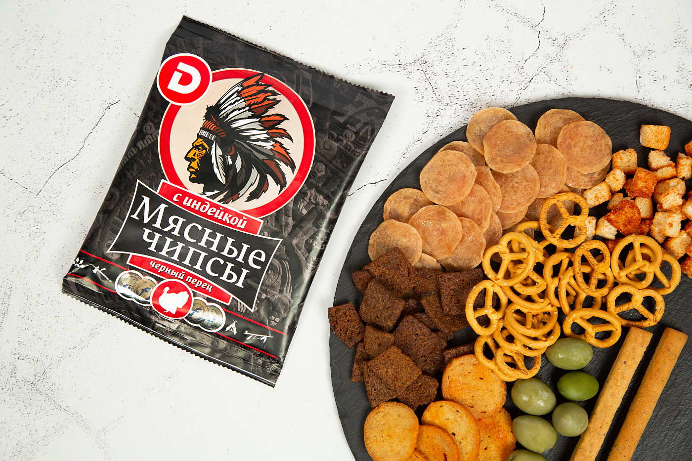 Мясные чипсы с индейкой