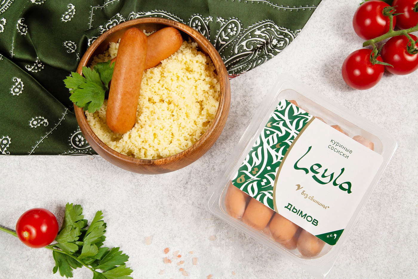 Сосиски из мяса курицы Лейла