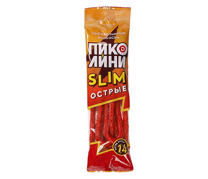 Колбаски полусухие Пиколини слим острые: купить по цене 99 руб. с ...
